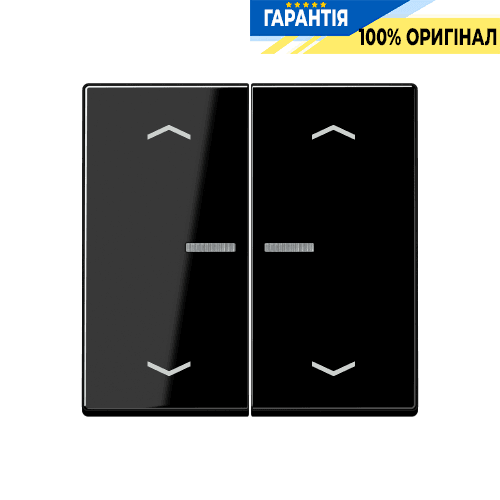 Клавіша з символом «стрілки» JUNG HOME, 2 групи, BTA17102BFPSW, чорний