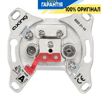 Механізм прохідної телевізійної розетки TV+R BSD 21-10 JUNG