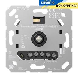 Кімнатний термостат опалення та охолодження 24V AC SELV JUNG RTR241
