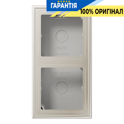 Коробка 2-постова накладного монтажу JUNG ES2582A-L з нержавної сталі
