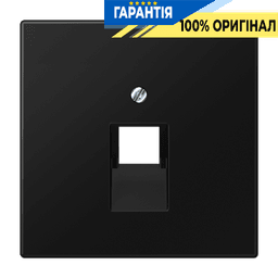 Панель розетки 1-а JUNG LS969-1UASWM TF/PC матовий чорний графіт