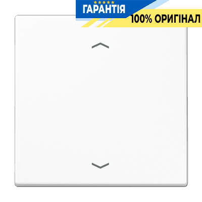 Центральна плата (клавіша) JUNG LS1700PWW біла для електроустановок