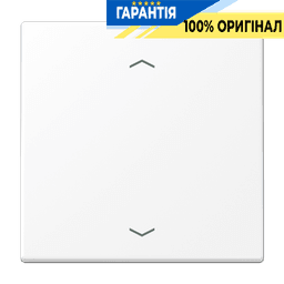 Центральна плата (клавіша) JUNG LS1700PWWM білосніжний матовий, оригінальна деталь для електроустановок