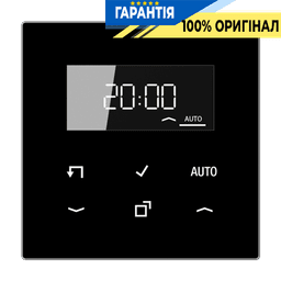 Таймер з дисплеєм стандартний JUNG LS1750DSW чорний, електронний програмований