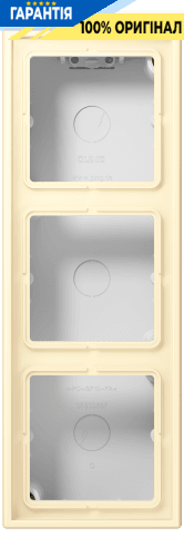 Коробка накладного монтажу 3-позиційна JUNG LC583A201 blanc (32001)