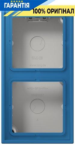 Коробка накладного монтажу 2-позиційна JUNG LC582A211 bleu céruléen 31 (32030)