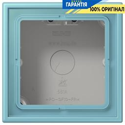Коробка 1-постова накладного монтажу JUNG LC581A213 колір céruléen moyen (32032)