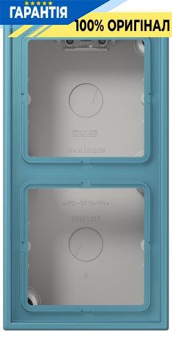 Коробка накладного монтажу 2-постова JUNG LC582A212 céruléen vif (32031)