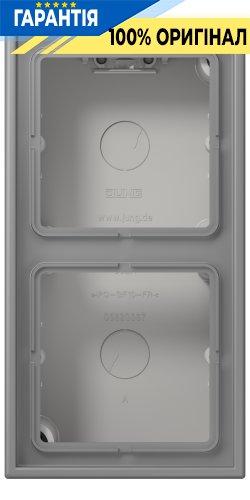 Коробка накладного монтажу 2-позиційна JUNG LC582A203 gris 31 (32011)