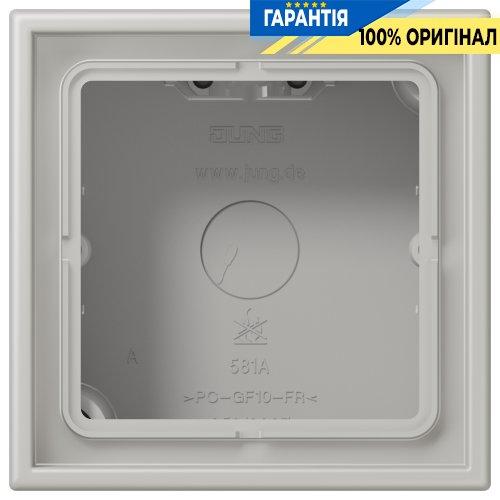 Коробка 1-постова накладного монтажу JUNG LC581A205 gris clair 31 (32013)