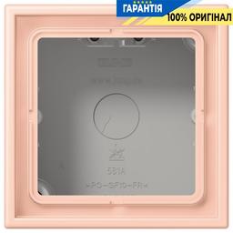 Коробка 1-постова накладного монтажу JUNG LC581A234 колір l’ocre rouge clair