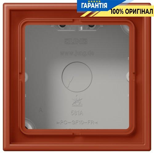 Коробка 1-полюсна накладного монтажу JUNG LC581A232 l'ocre rouge (32110)