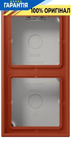 Коробка накладного монтажу 2-постова JUNG LC582A232 l'ocre rouge (32110)