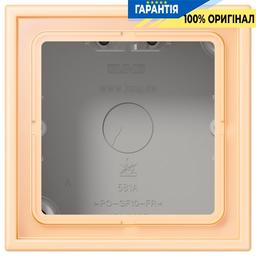 Коробка 1-постова накладного монтажу JUNG LC581A223 ocre (32060)
