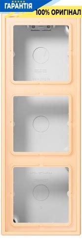 Коробка накладного монтажу 3-позиційна JUNG LC583A223 ocre (32060)