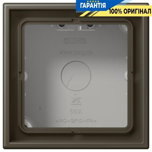 Коробка 1-постова накладного монтажу JUNG LC581A241 ombre naturelle 31 (32140)