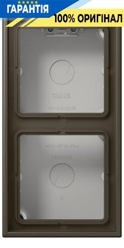 Коробка накладного монтажу 2-постова JUNG LC582A241 ombre naturelle 31 (32140)