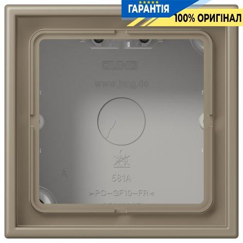 Коробка 1-постова накладного монтажу JUNG LC581A242 ombre naturelle moyenne (32141)