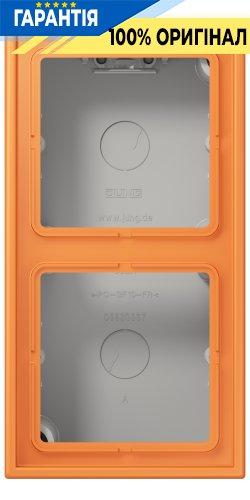 Коробка накладного монтажу 2-постова JUNG LC582A225 оранжевий clair (32081)