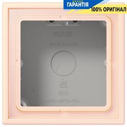 Коробка 1-полюсна накладного монтажу JUNG LC581A226 помаранчева pâle (32082)