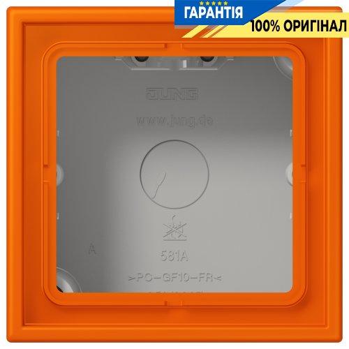 Коробка 1-постова накладного монтажу JUNG LC581A224 помаранчева (32080)