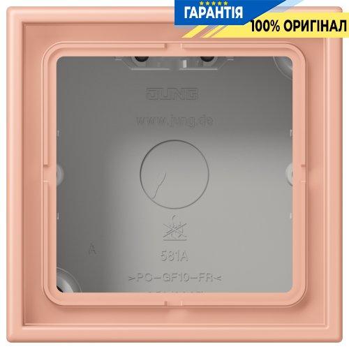 Коробка 1-полюсна накладного монтажу JUNG LC581A231 rose clair (32102)
