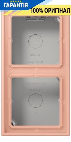 Коробка накладного монтажу 2-постова JUNG LC582A231 rose clair (32102)