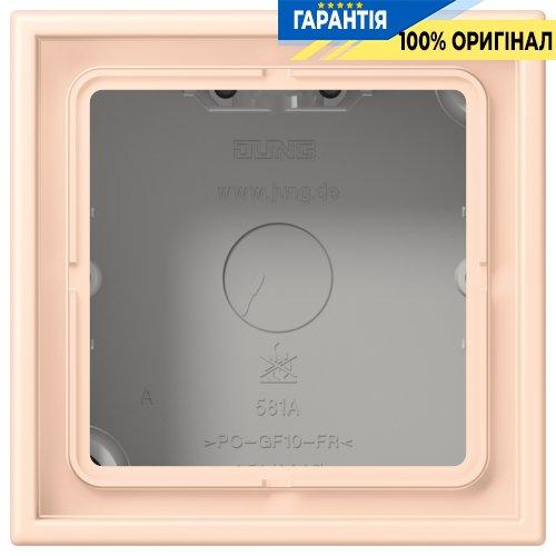 Коробка 1-постова накладного монтажу JUNG LC581A228 rose pâle (32091)