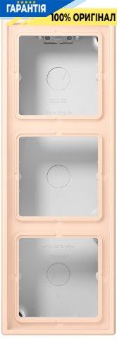 Коробка накладного монтажу 3-позиційна JUNG LC583A228 rose pâle (32091)