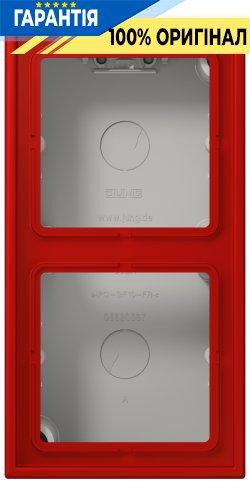 Коробка накладного монтажу 2-позиційна JUNG LC582A227 rouge vermillon 31