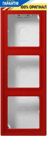 Коробка накладного монтажу 3-позиційна JUNG LC583A227 rouge vermillon 31 (32090)