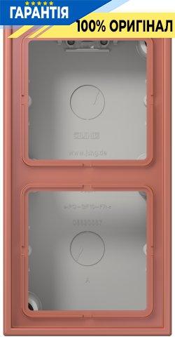 Коробка накладного монтажу 2-постова JUNG LC582A236 terre sienne brique (32121)