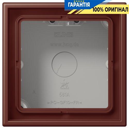 Коробка 1-постова накладного монтажу JUNG LC581A235 terre sienne brûlée 31 (32120)