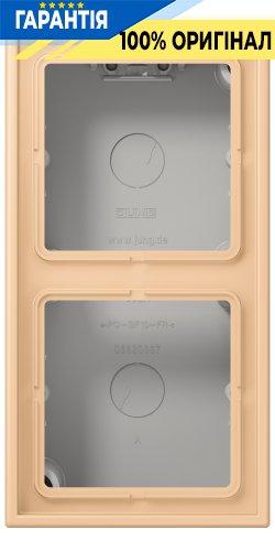 Коробка накладного монтажу 2-постова JUNG LC582A237 terre sienne claire 31 (32122)
