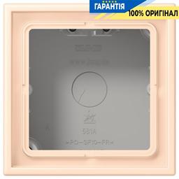 Коробка 1-постова накладного монтажу JUNG LC581A238 terre sienne pâle (32123)