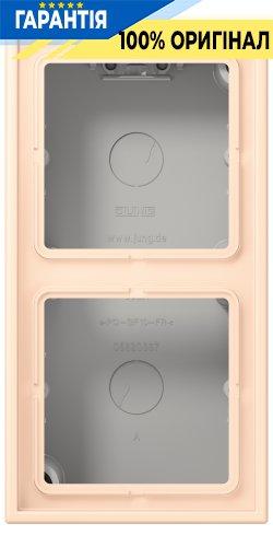 Коробка накладного монтажу 2-постова JUNG LC582A238 terre sienne pâle (32123)