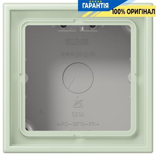 Коробка 1-постова накладного монтажу JUNG LC581A218 vert anglais pâle (32042)