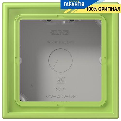Коробка 1-полюсна накладного монтажу JUNG LC581A221 vert clair (32052)