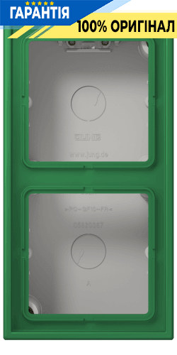 Коробка накладного монтажу 2-позиційна JUNG LC582A219 vert foncé (32050)