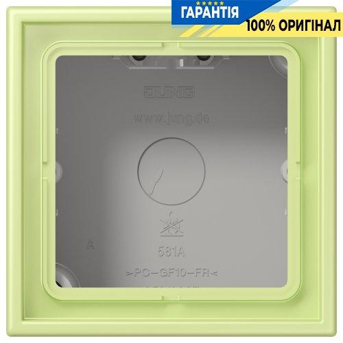 Коробка 1-полюсна накладного монтажу JUNG LC581A222 vert jaune clair (32053)