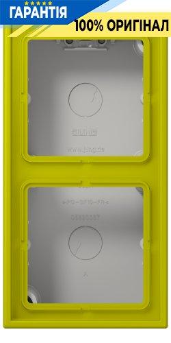 Коробка накладного монтажу 2-позиційна JUNG LC582A249 vert olive vif