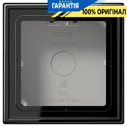 Коробка 1-постова накладного монтажу JUNG LS581ASW чорний