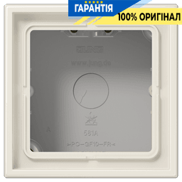 Коробка 1-местна накладного монтажу JUNG LS581AW слонова кістка