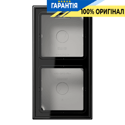 Коробка 2-постова накладного монтажу JUNG LS582ASW чорний