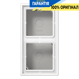 Коробка 2-постова накладного монтажу JUNG LS582AWW біла, для встановлення електроустановних виробів