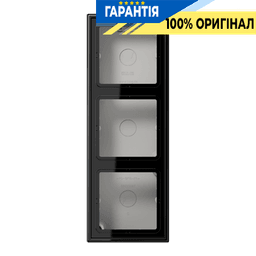 Коробка 3-постова накладного монтажу JUNG LS583ASW чорний