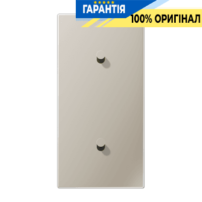 Центральна плата JUNG ES12-20K1 з двома одиночними вертикальними тумблерами «конус», нержавіюча сталь