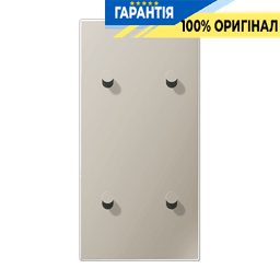 Центральна плата з двома подвійними тумблерами «конус» вертикальна LS1912 JUNG ES12-25K1 нержавіюча сталь