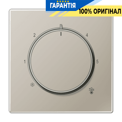 Центральна плата (клавіша) для термостату JUNG ES1749 з нержавіючої сталі Edelstahl