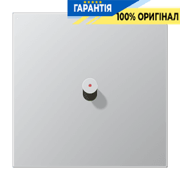 Центральна плата з тумблером «конус» з віконцем LS1912 JUNG AL12-0KOK0 алюмінієва